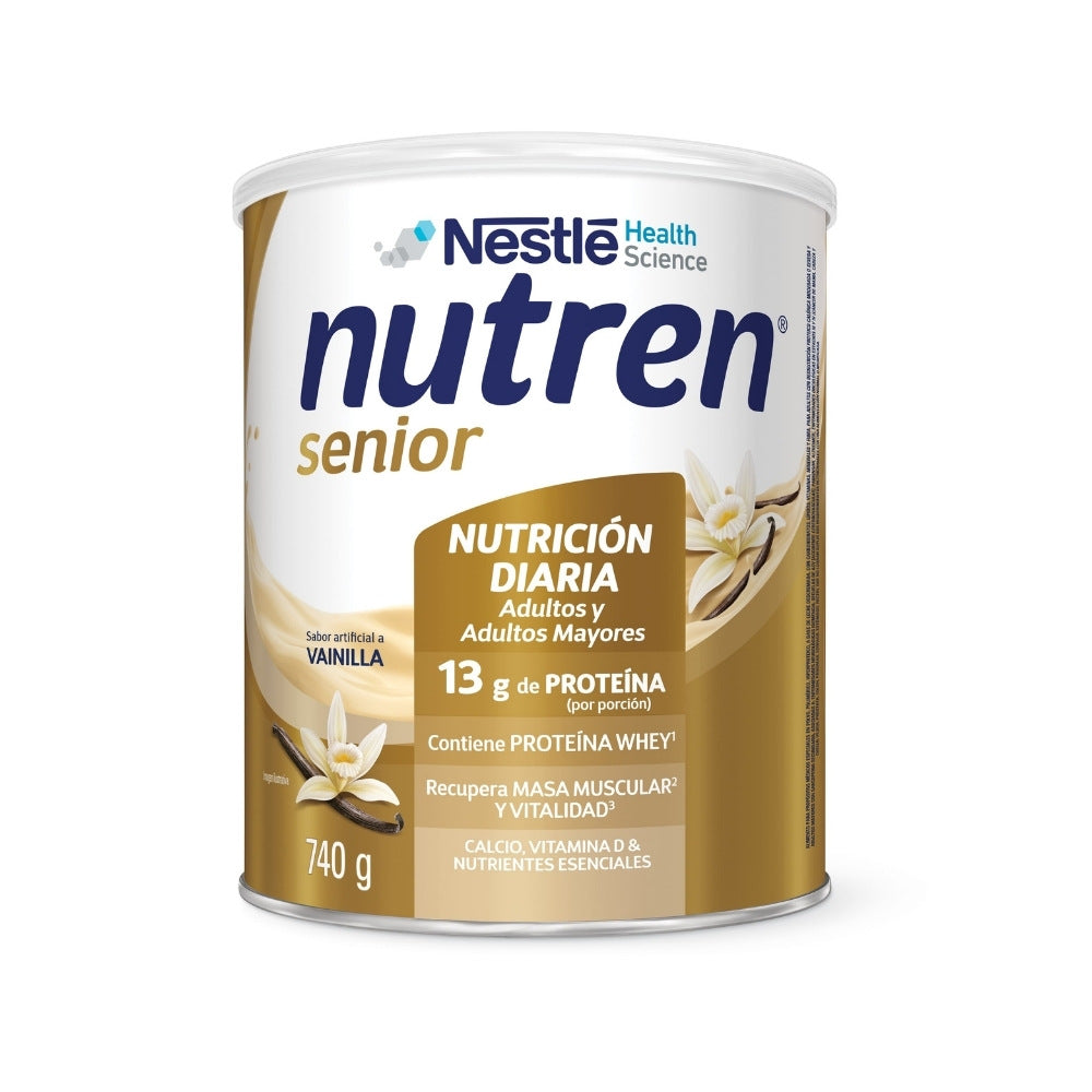 NUTREN SENIOR POLVO VAINILLA LATA 740 G