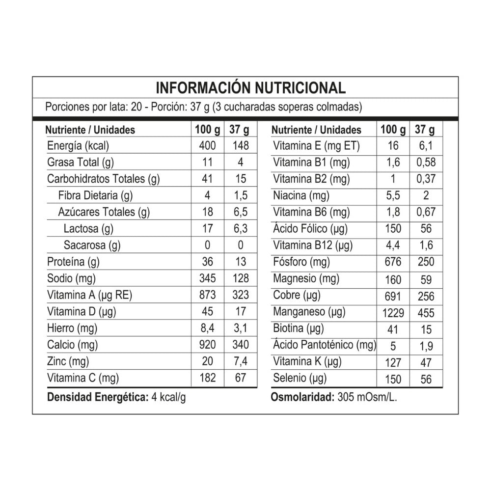 NUTREN SENIOR SIN SABOR POLVO LATA 740 G