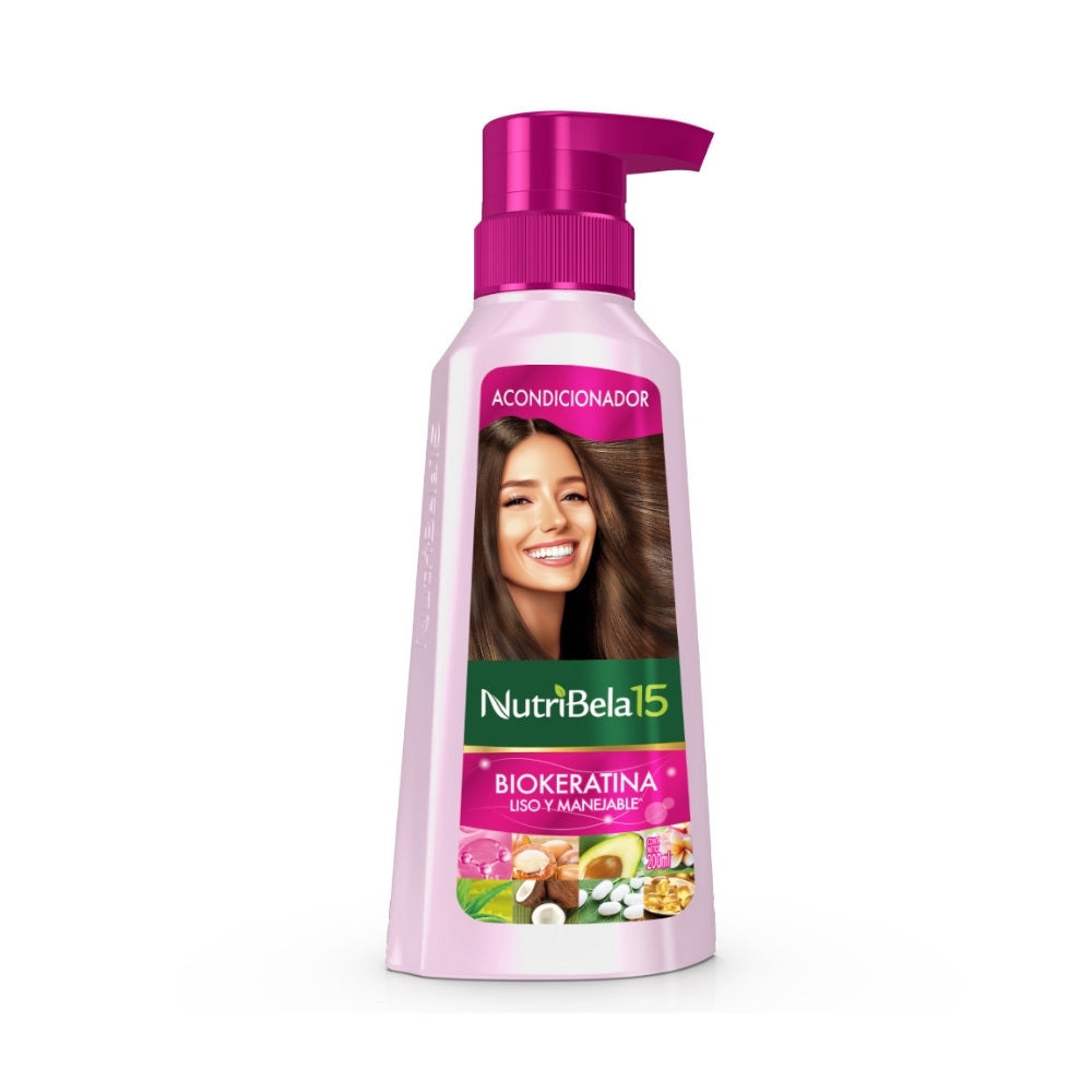 NUTRIBELA ACONDICIONADOR BIOKERATINA FRASCO 200 ML