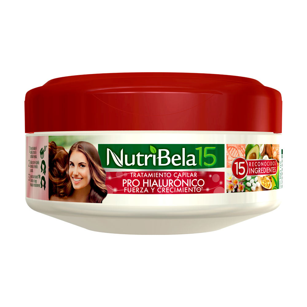 NUTRIBELA PROHIALURONICO TRATAMIENTO CAPILAR POTE 180 ML