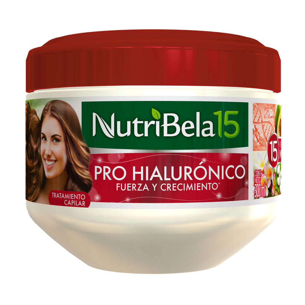 NUTRIBELA PROHIALURONICO TRATAMIENTO CAPILAR POTE 300 ML