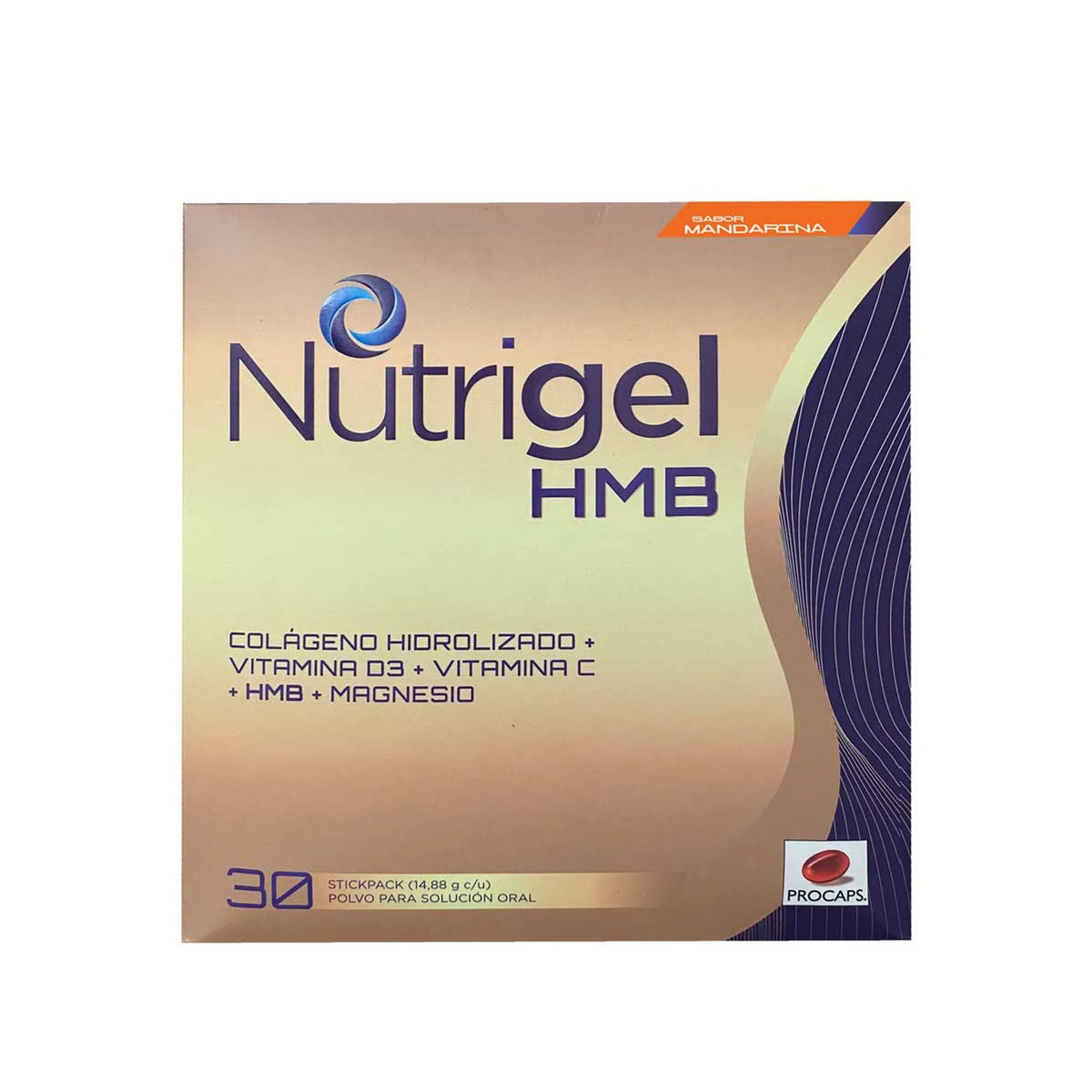 NUTRIGEL HMB SOBRES MANDARINA CAJA X 30 UNDS