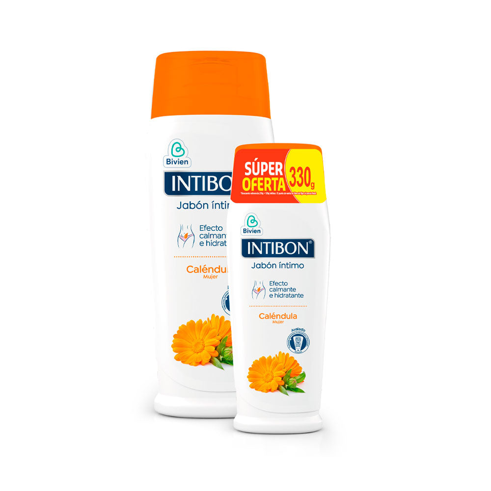 OFERTA JABON INTIMO INTIBON CALENDULA FRASCO 210G +120G