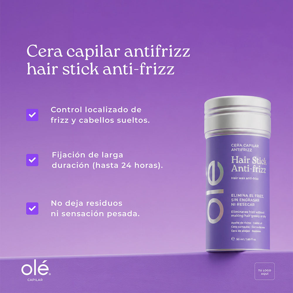 OLE STICK CAPILAR ANTIFRIZZ BARRA TUBO 50 ML