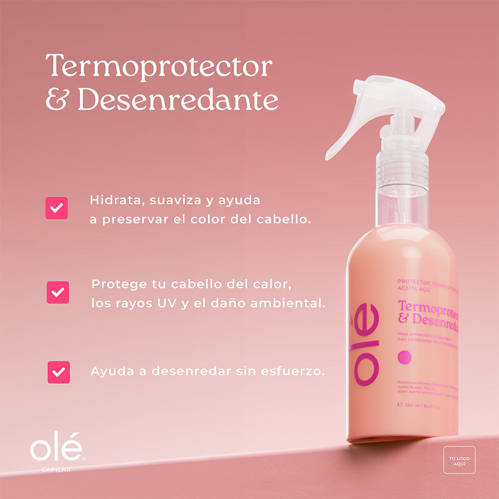OLE TERMOPROTECTOR & DESENREDANTE SPRAY 250 ML