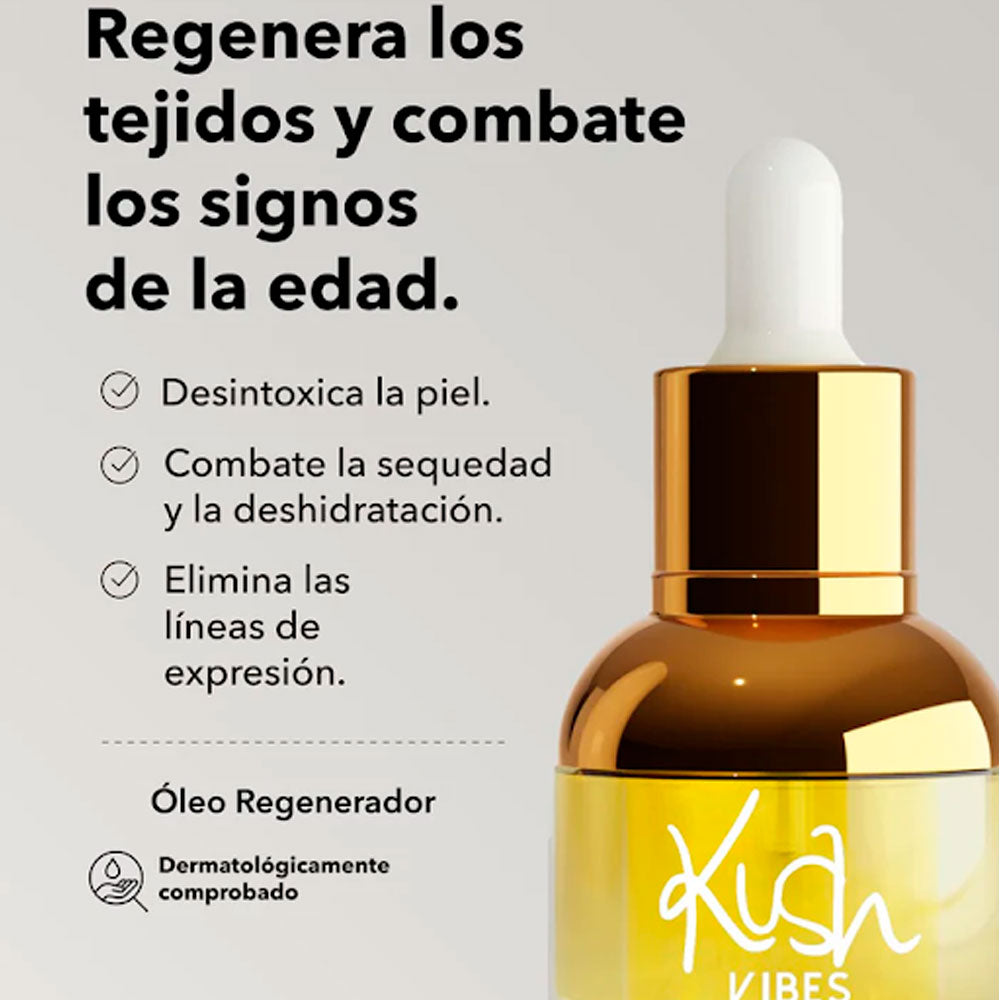 OLEO REGENERADOR KUSH VIBES FRASCO 35 ML