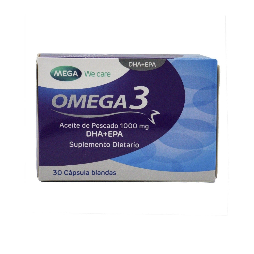 OMEGA 3 ACEITE DE PESCADO CAPSULAS BLANDAS CAJA X 30 UNDS