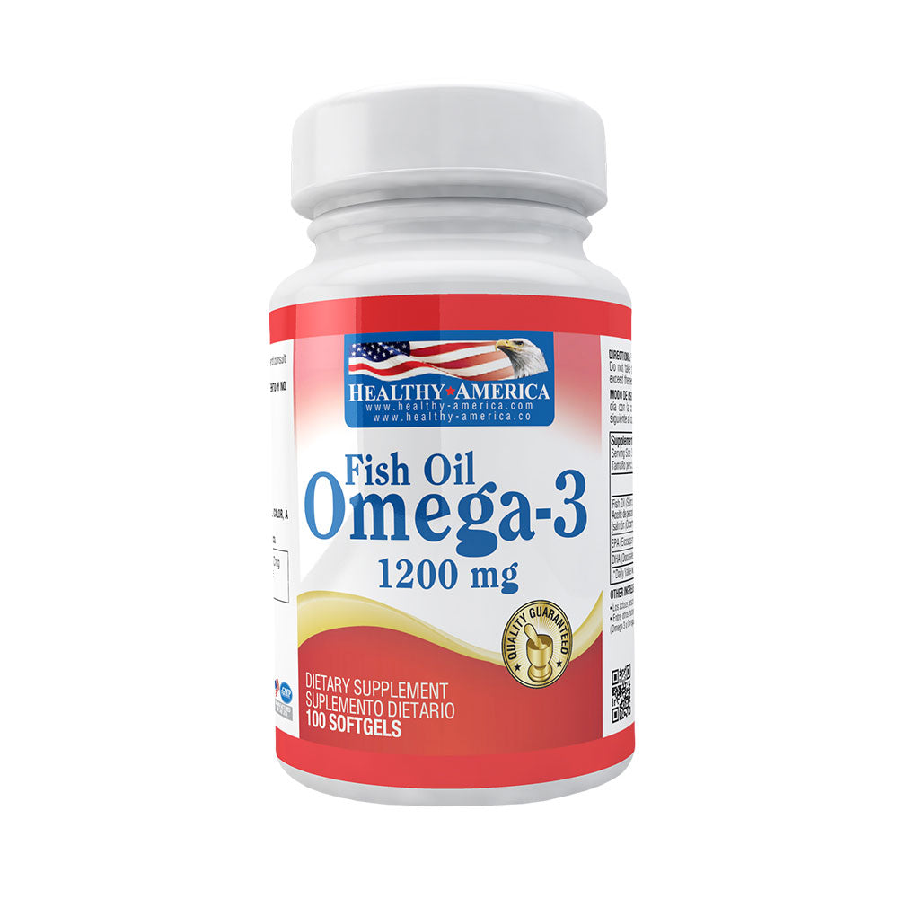 OMEGA-3 FISH OIL CAPSULAS BLANDAS 1200 MG FRASCO X 100 UNDS