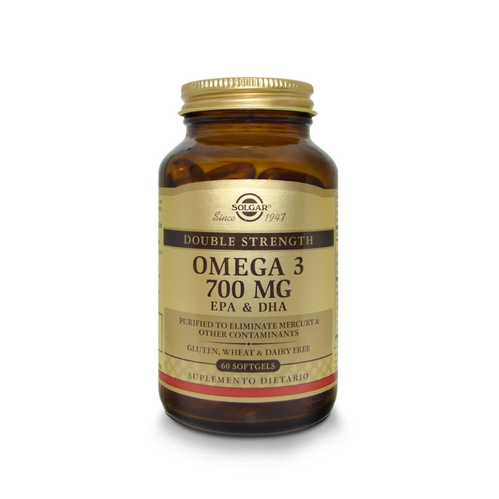 OMEGA-3 SOLGAR CAPSULAS BLANDAS 700 MG FRASCO X 60 UNDS