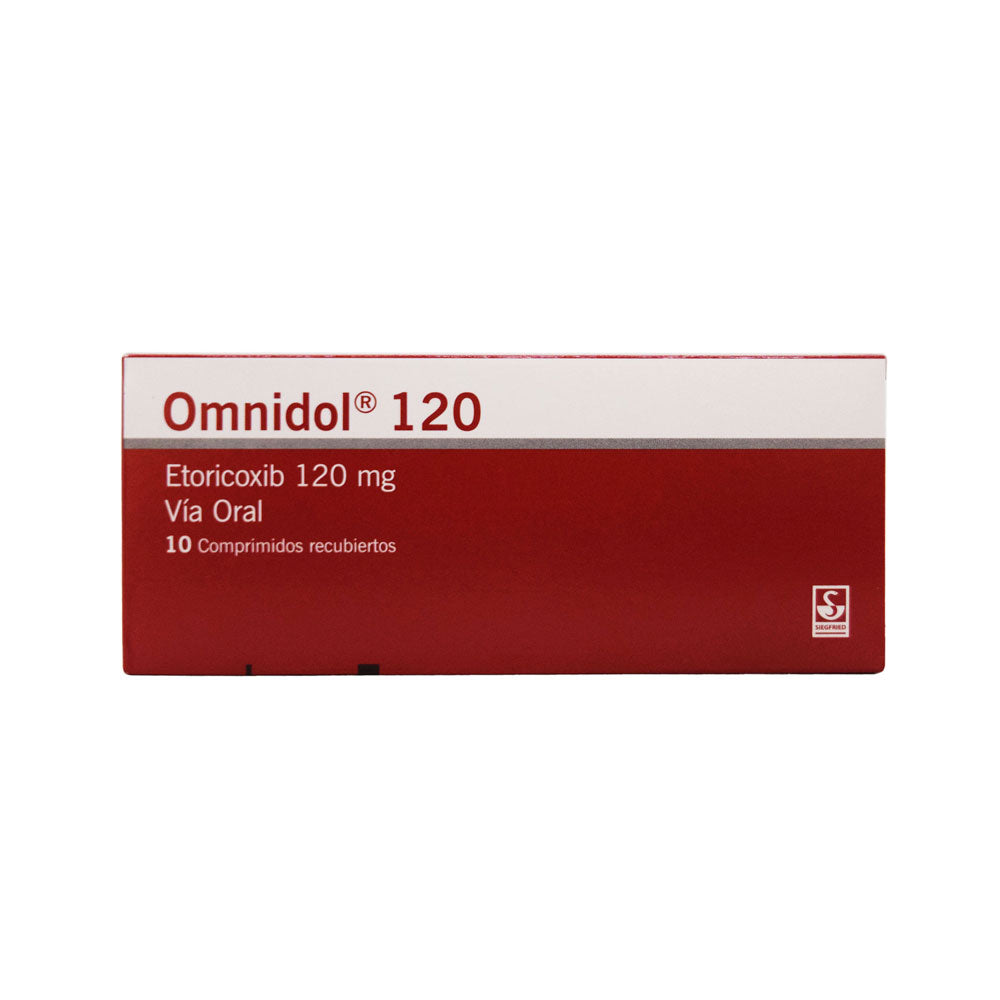 OMNIDOL TABLETAS 120 MG CAJA X 10 UNDS