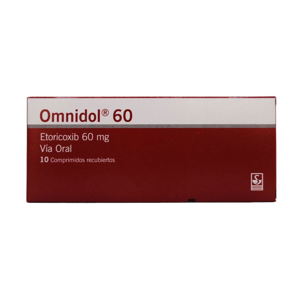 OMNIDOL TABLETAS 60 MG CAJA X 10 UNDS