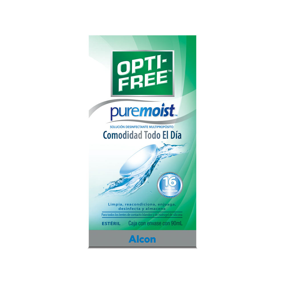 OPTI-FREE PURE MOIST SOLUCION CAJA 90 ML