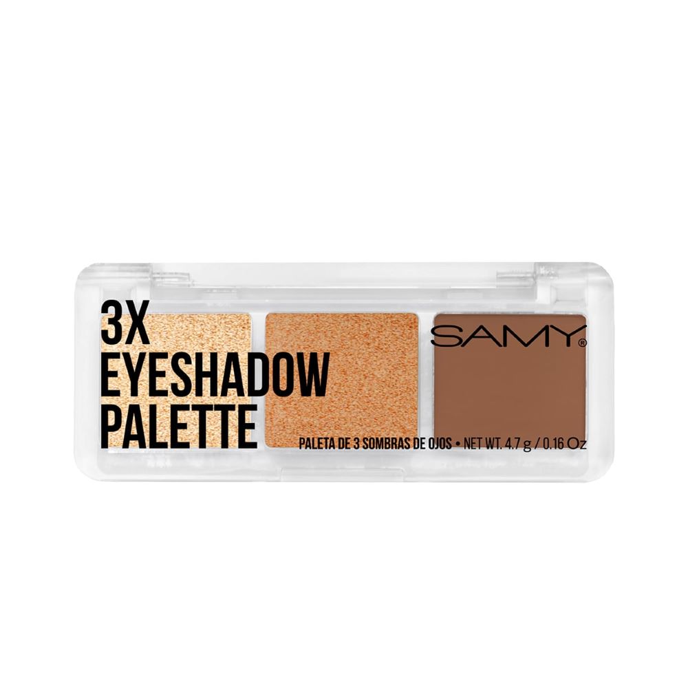 PALETA SOMBRAS SAMY X3 # 06 CLASSIC TIRAMISU CAJA 4.7 G