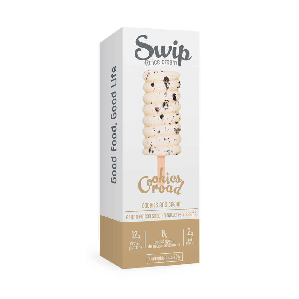 PALETA SWIP COOKIES CREAM CAJA 70 G
