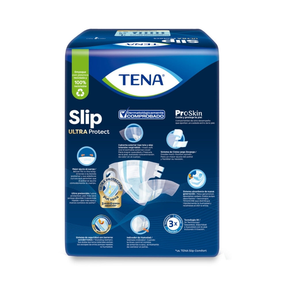 PAÑAL TENA SLIP ULTRA PROTECT TALLA L BOLSA X 9 UNDS