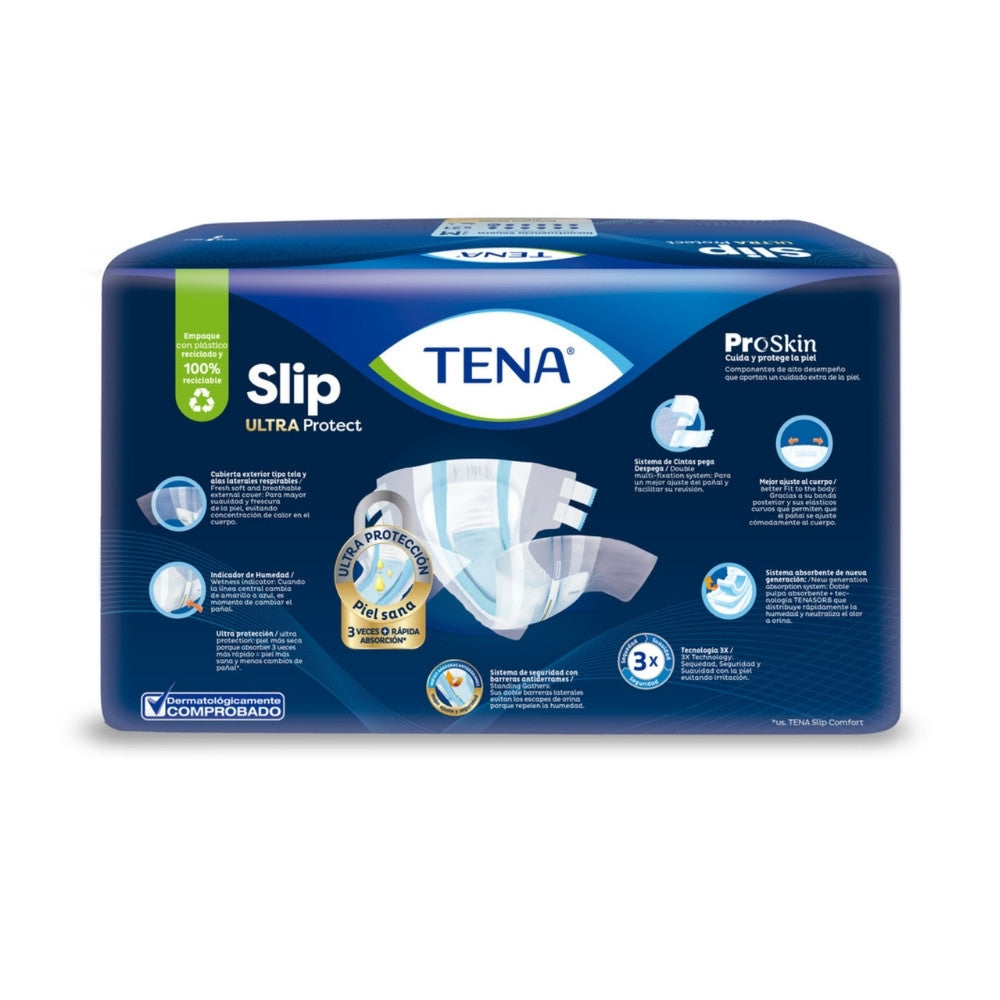 PAÑAL TENA SLIP ULTRA PROTECT TALLA M BOLSA X 21 UNDS