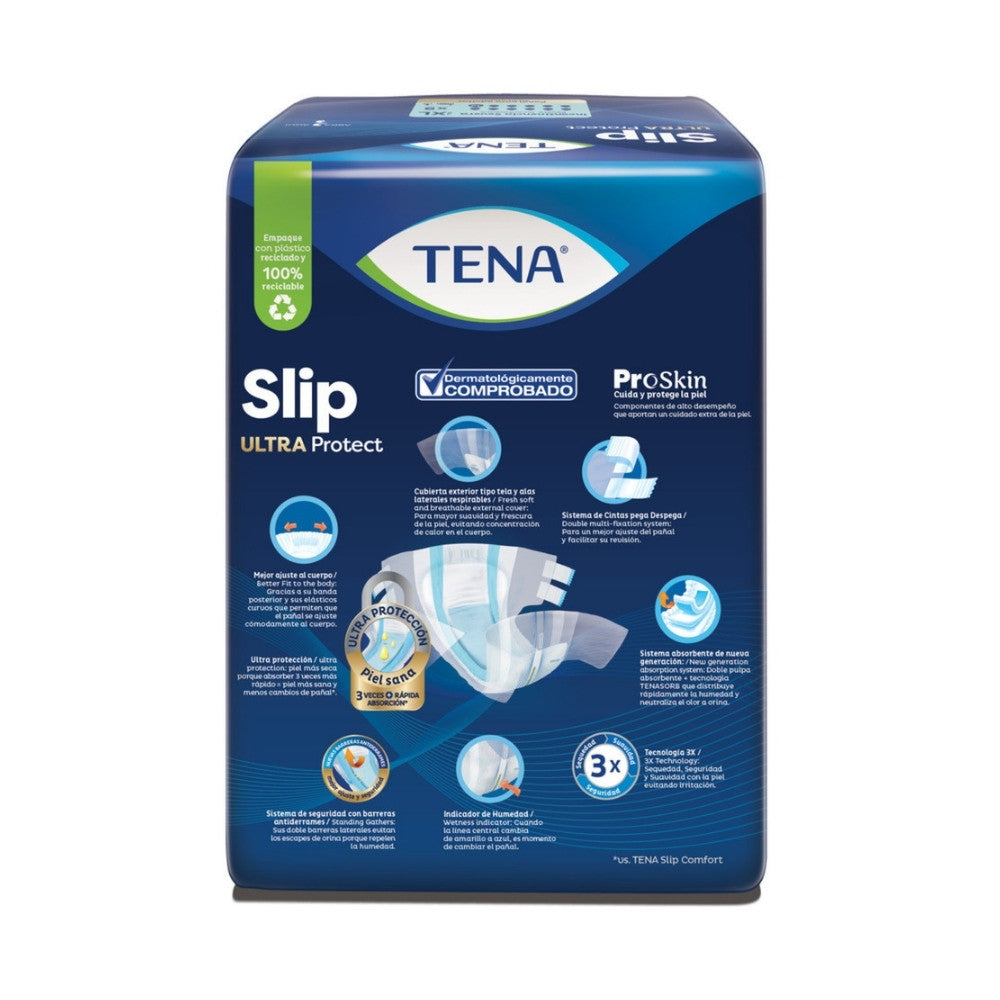 PAÑAL TENA SLIP ULTRA PROTECT TALLA XL BOLSA X 9 UNDS