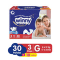 PAÑALES WINNY GOLD ET 3+TOALLI AVENA BOLSA X 30 UNDS + 10 UNDS