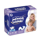 PAÑALES WINNY GOLD ETAPA 4 BOLSA X 30 UNDS
