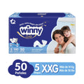 PAÑALES WINNY GOLD ETAPA 5 BOLSA X 50 UNDS