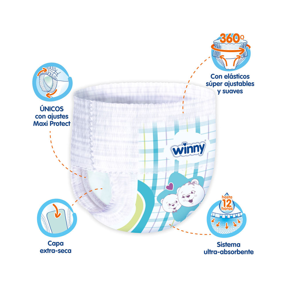 PAÑALES WINNY PANTS ETAPA 4 BOLSA X 30 UNDS