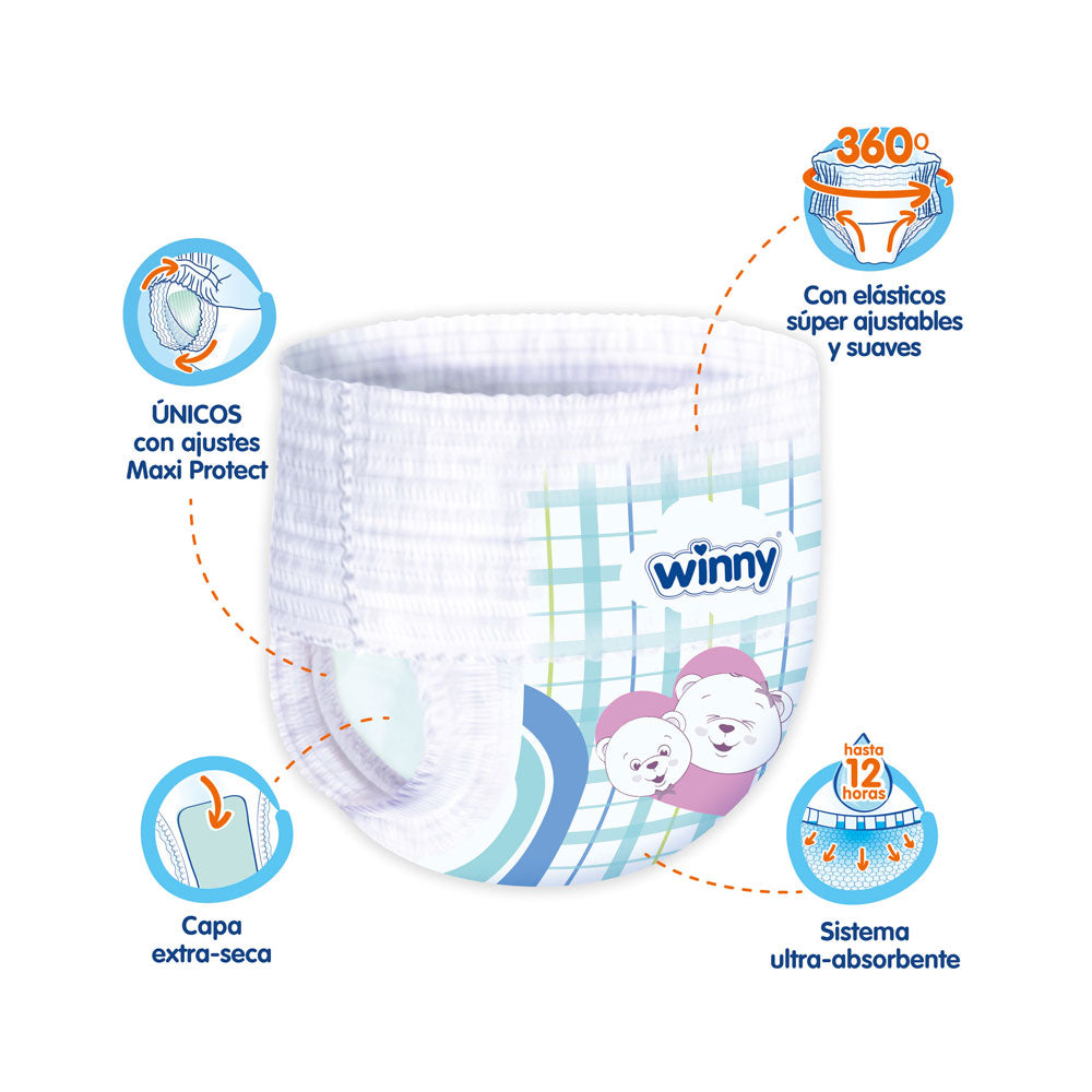 PAÑALES WINNY PANTS ETAPA 5 BOLSA X 30 UNDS