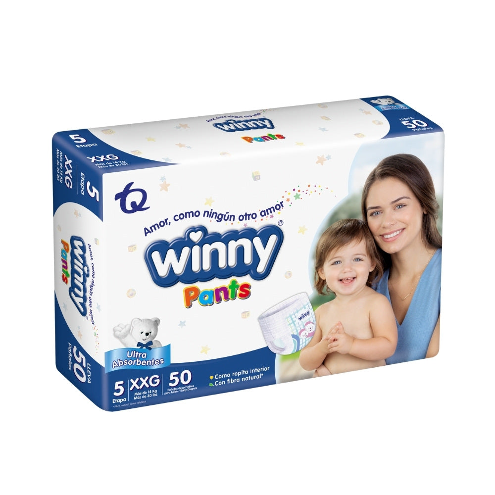 PAÑALES WINNY PANTS ETAPA 5 BOLSA X 50 UNDS
