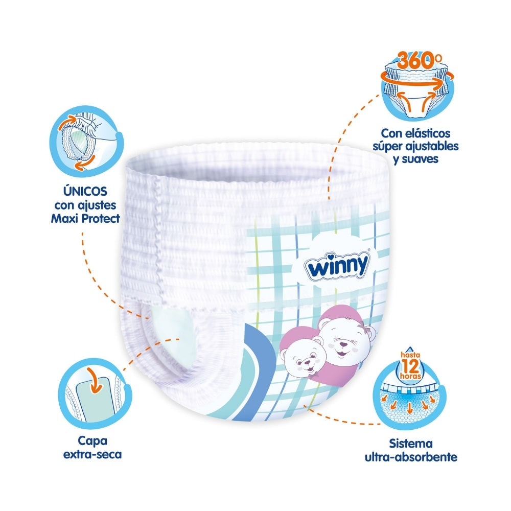 PAÑALES WINNY PANTS ETAPA 5 BOLSA X 50 UNDS