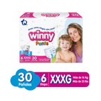 PAÑALES WINNY PANTS ETAPA 6 BOLSA X 30 UNDS