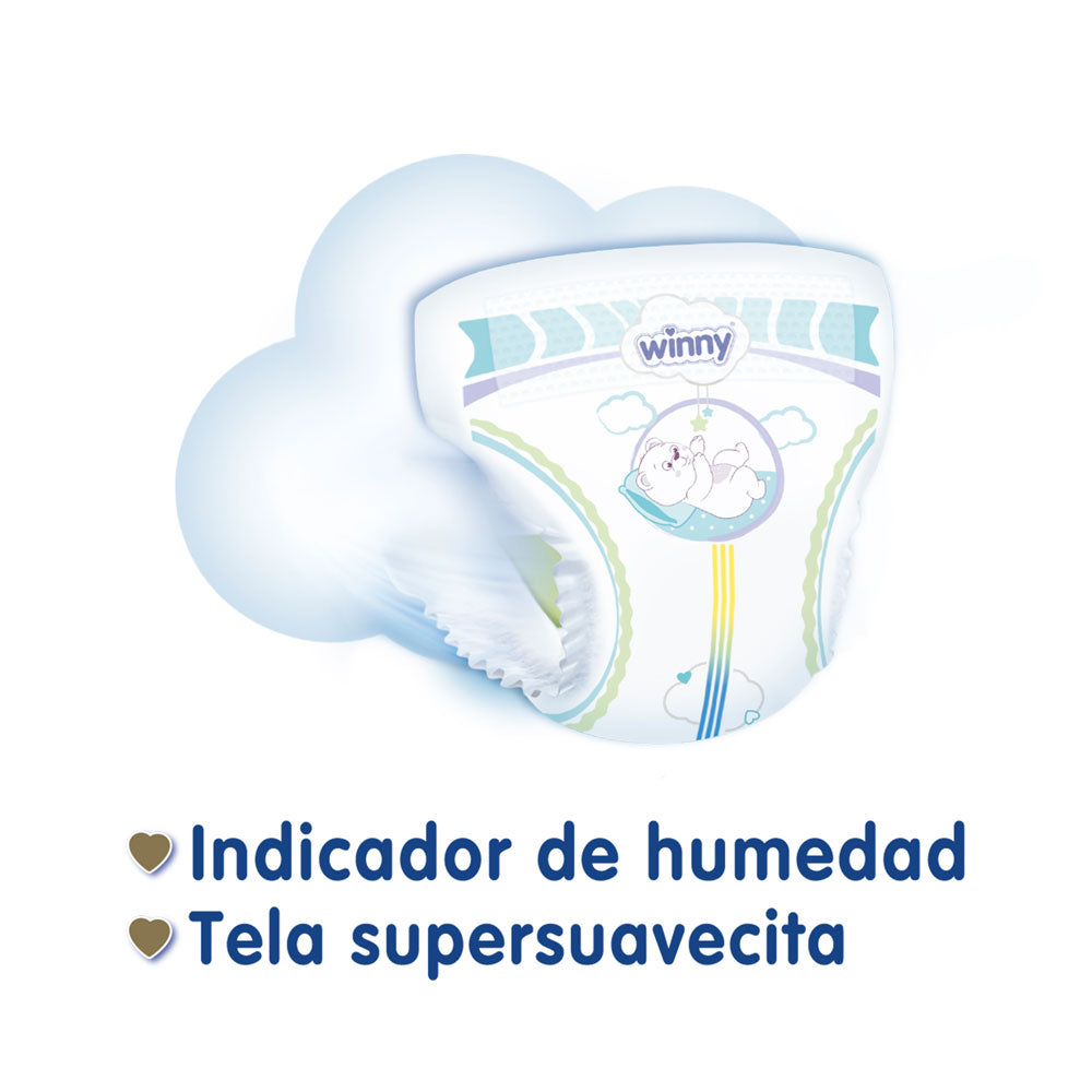 PAÑALES WINNY SENS GOLD ET 1+TOALLI RN BOLSA X 30 UNDS