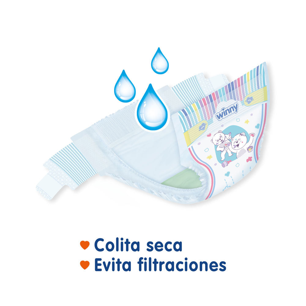 PAÑALES WINNY ULTRATRIM SEC ET 4 BOLSA X 16 UNDS