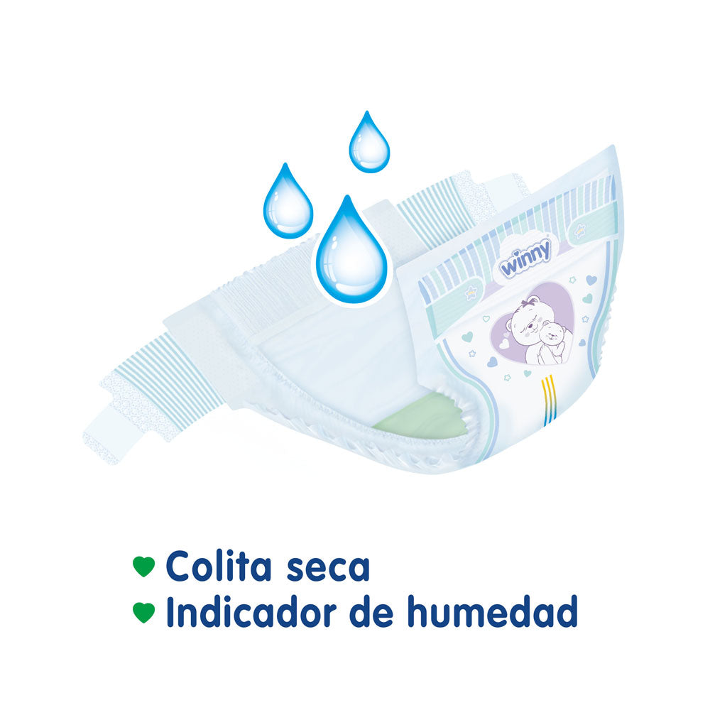 PAÑALES WINNY ULTRATRIM SEC ETAPA 1 BOLSA X 30 UNDS