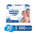 PAÑALES WINNY ULTRATRIM SEC ETAPA 5 BOLSA X 30 UNDS