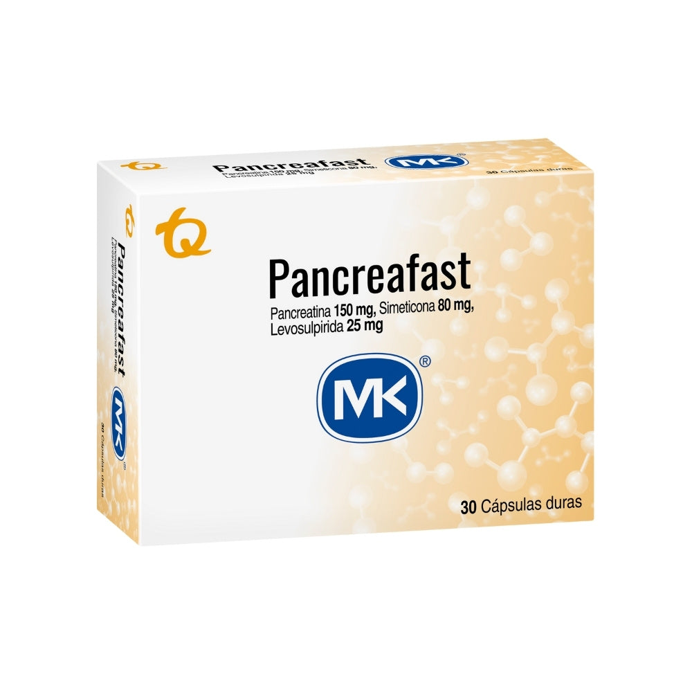 PANCREAFAST MK CAPSULAS CAJA X 30 UNDS