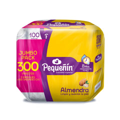 Pañitos Humedos Pequeñin Almendra Paquete 3 X 100Unds