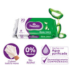 PAÑITOS HUMEDOS PEQUEÑIN ALOE VERA BOLSA X 70 UNDS