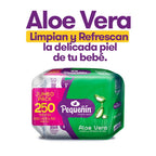 PAÑITOS HUMEDOS PEQUEÑIN ALOE VERA OFERTA X 250 UNDS