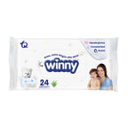 PAÑITOS WINNY ALOE VERA VIT BOLSA X 24 UNDS