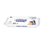 PAÑITOS WINNY ALOE VERA VIT BOLSA X 24 UNDS