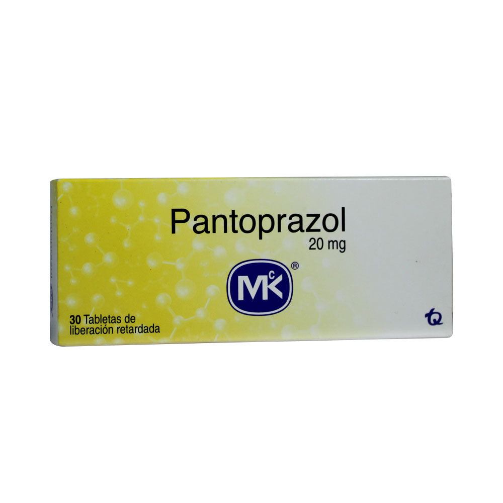 PANTOPRAZOL MK TABLETAS 20 MG CAJA X 30 UNDS