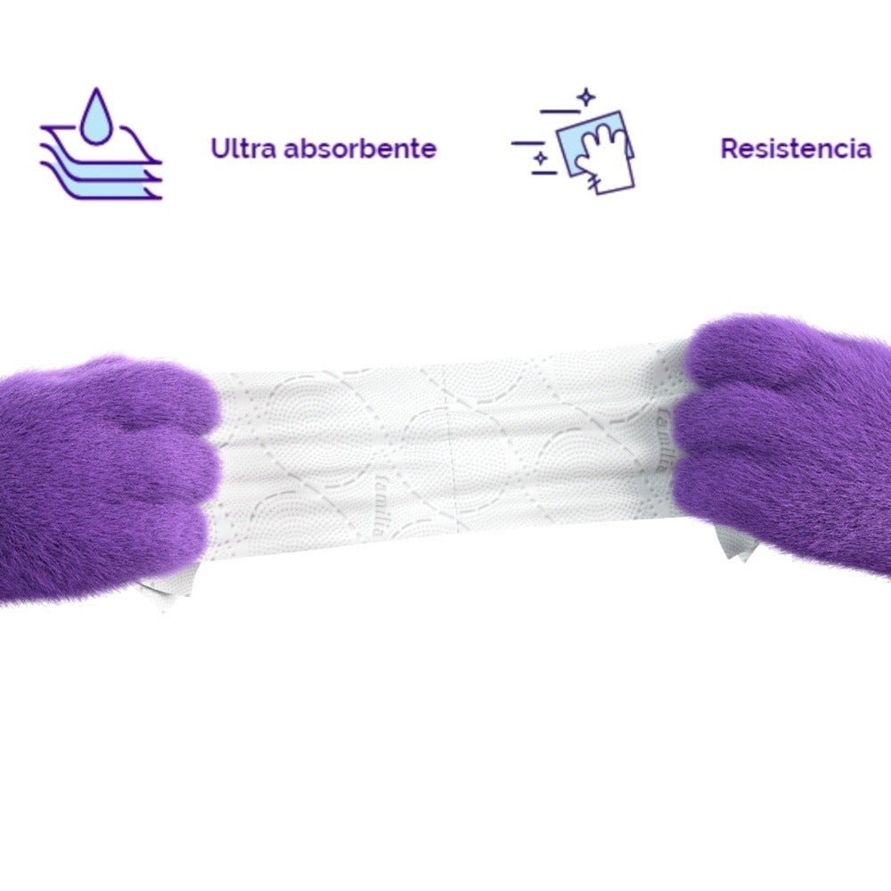 PAPEL HIGIENICO FAMILIA ACOLCHAMAX MEGAROLLO ROLLO X 1 UND