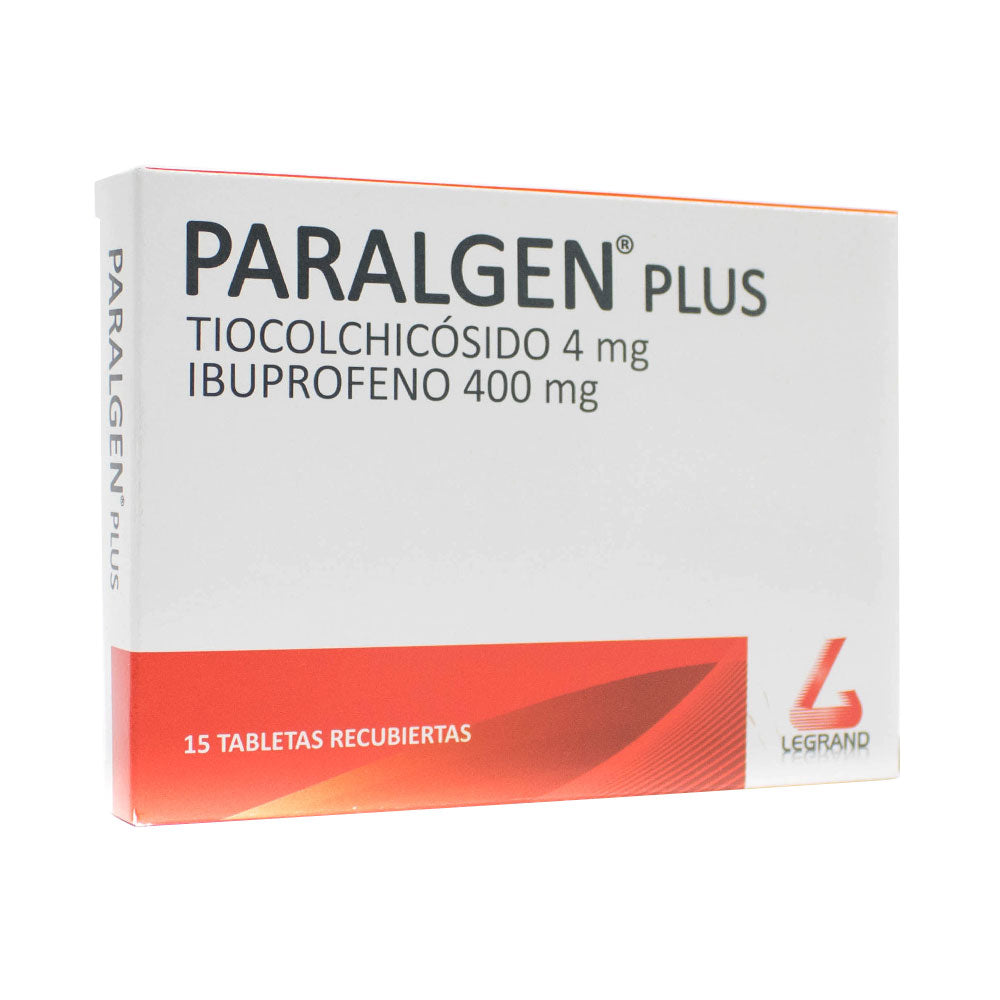 PARALGEN PLUS TABLETAS CAJA X 15 UNDS