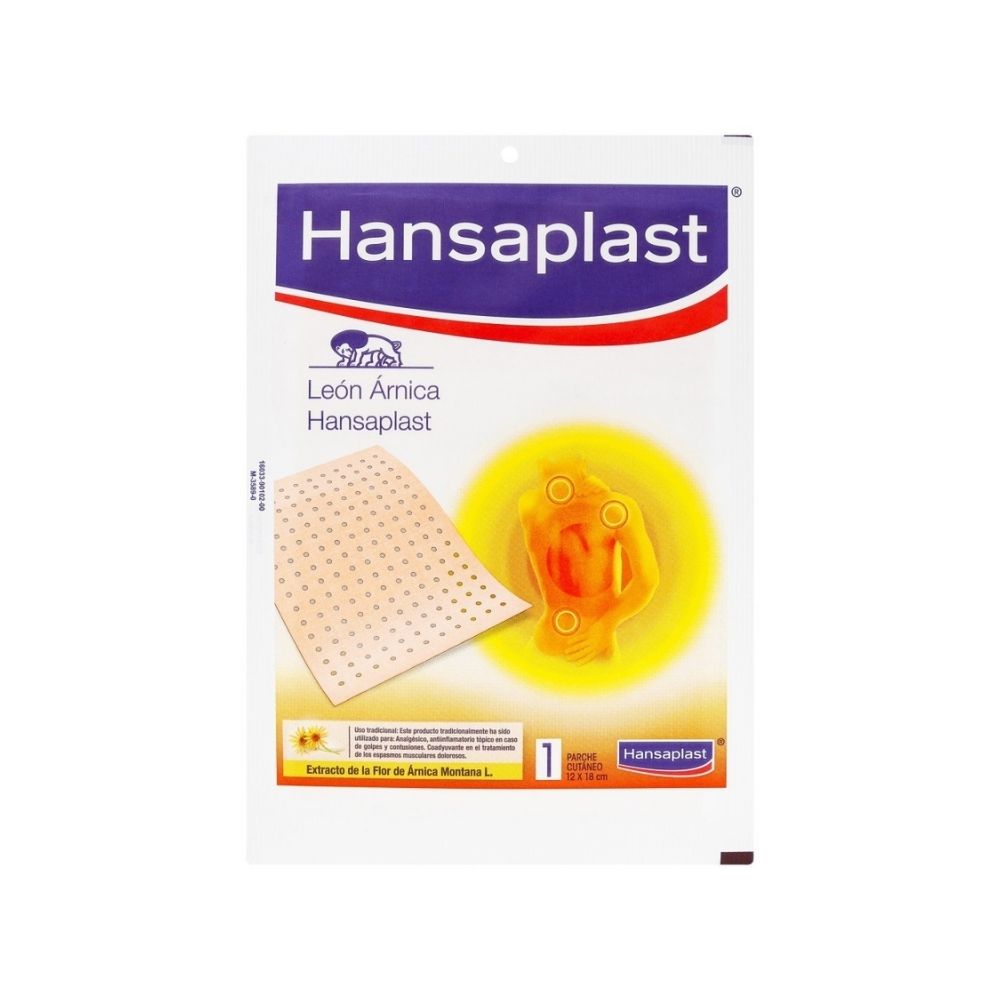 PARCHE LEON HANSAPLAST ARNICA CAJA X 1 UND
