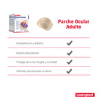 PARCHES OCULARES LEUKOPLAST ADULTO 5.5 X 7.6 CM CAJA X 30 UNDS