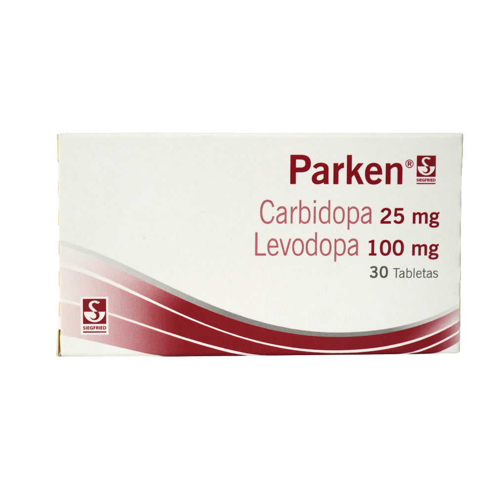 PARKEN TABLETAS 25/100 MG CAJA X 30 UNDS