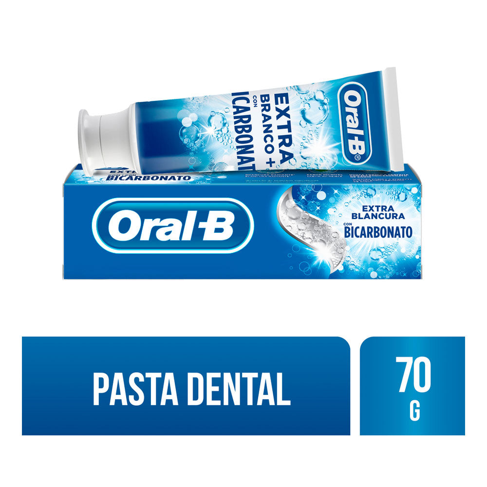 PASTA DENTAL ORAL-B BICARBONATO CAJA 70 G