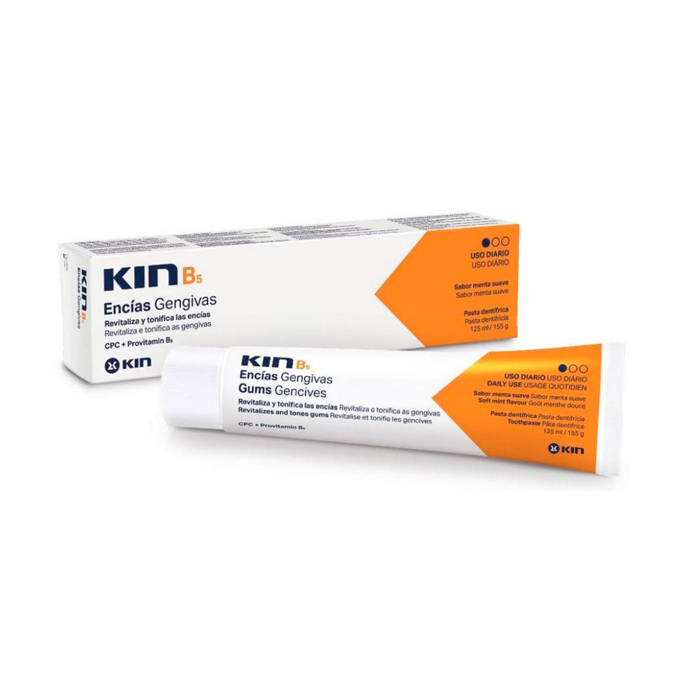 PASTA DENTIFRICA KIN B5 ENCIAS MENTA CAJA 155 G