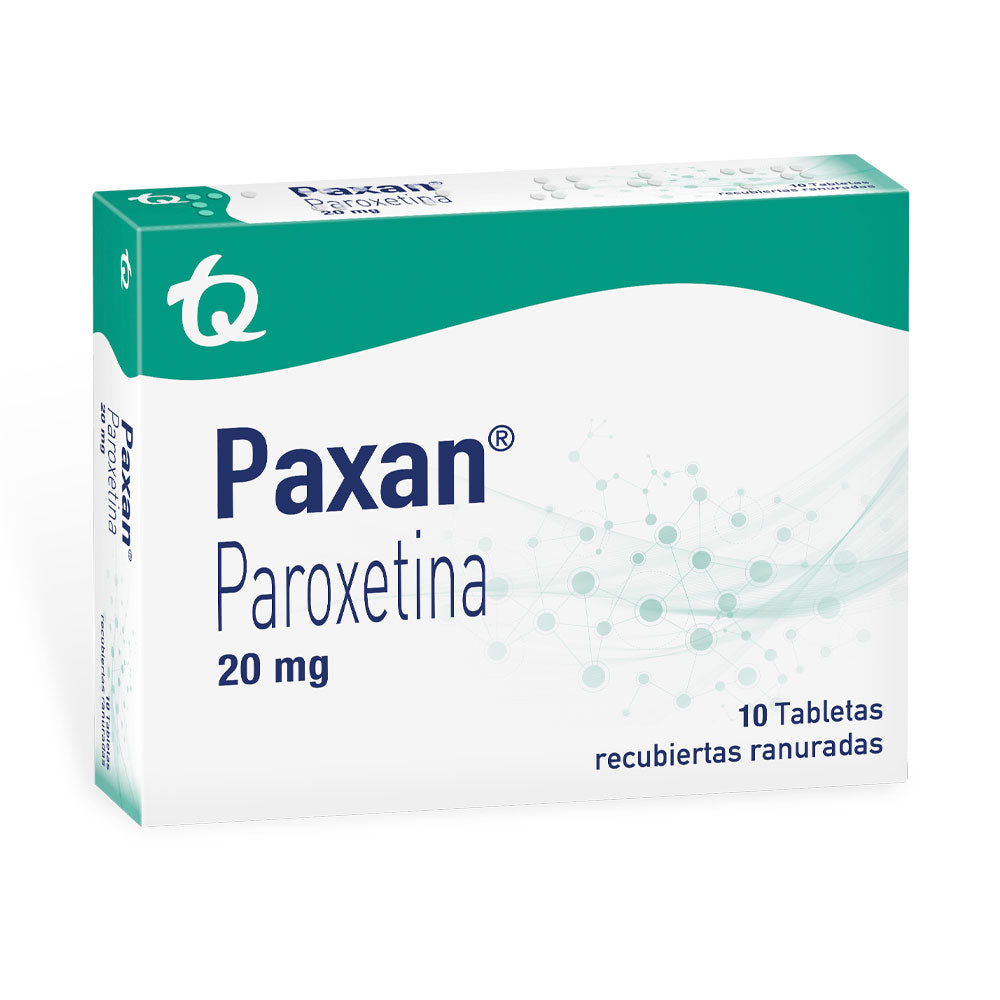 PAXAN TABLETAS 20 MG CAJA X 10 UNDS