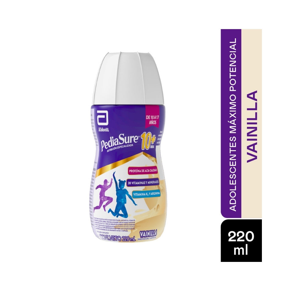 PEDIASURE 10+ LIQUIDO VAINILLA FRASCO 220 ML