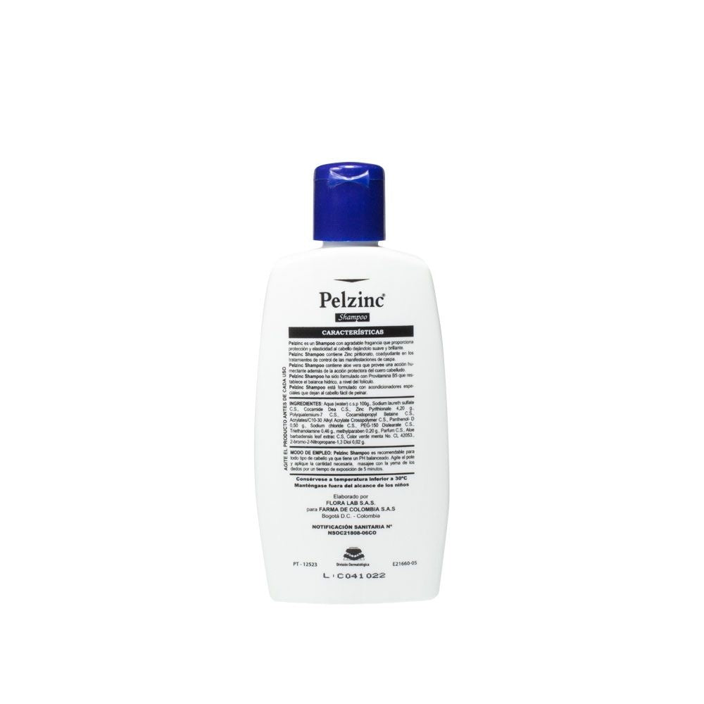 PELZINC SHAMPOO 120 ML OFERTA X 2 UNDS